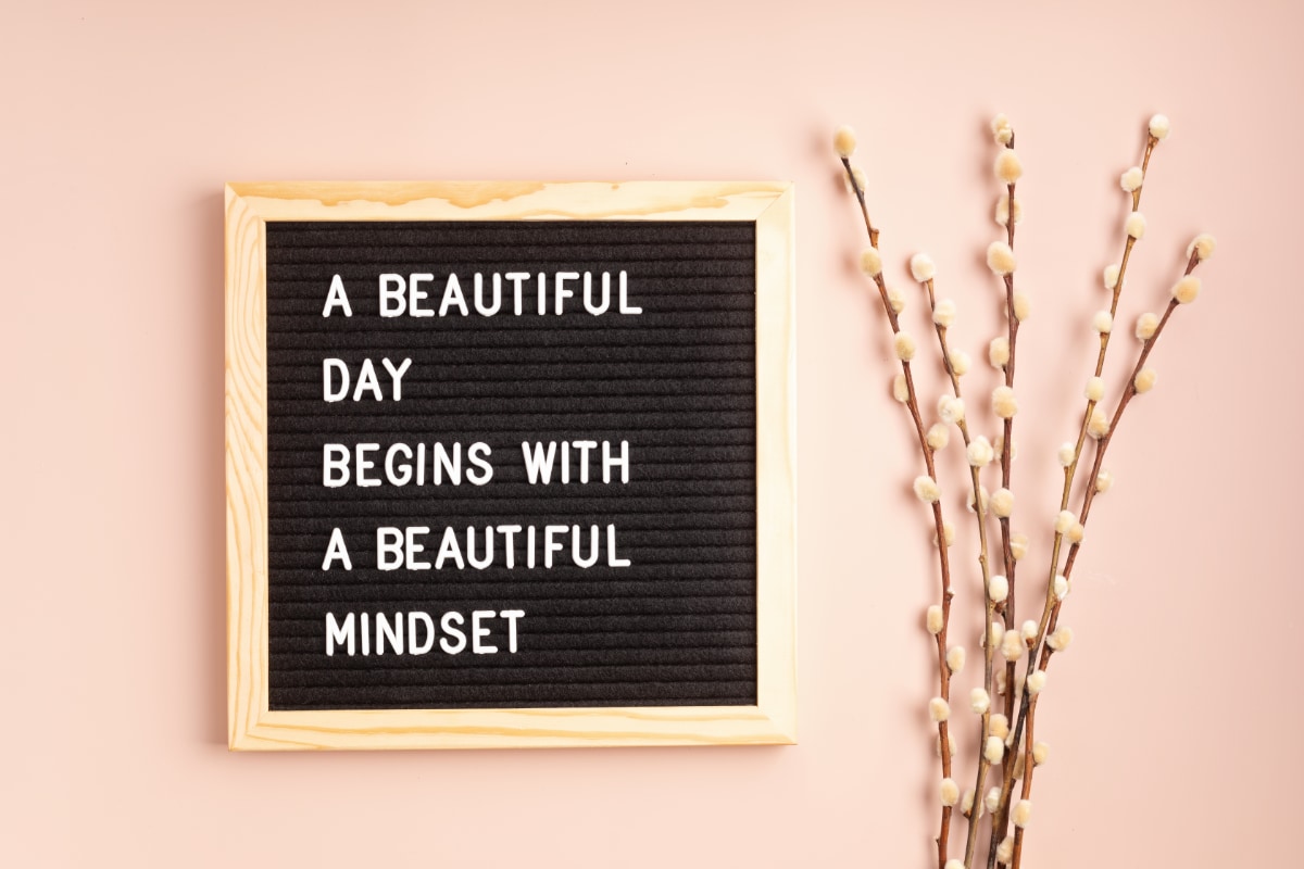 a beautiful day begins with a beautiful mindset